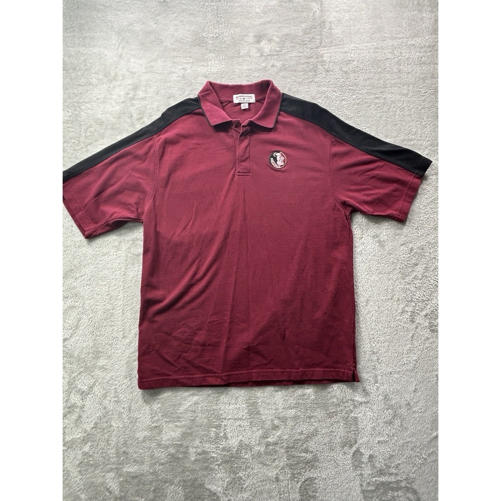 Florida State‎ Seminoles Short Sleeve Polo Shirt Men's size Medium